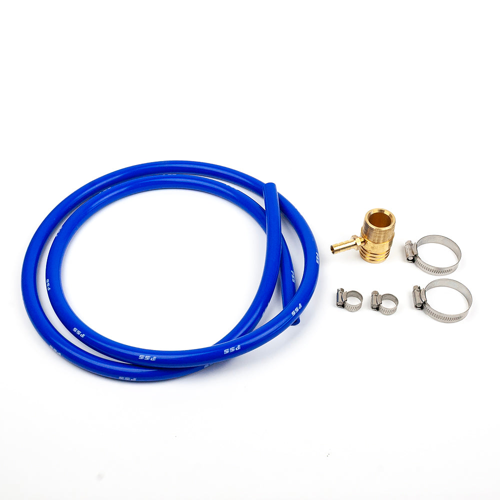 Complete PSS T-Kit includes T-fitting, four hose clamps and 6' of 3/8" hose.
